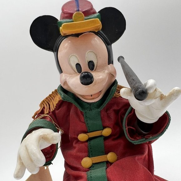 KSA Disney Fabriche "MICKEY MOUSE BANDLEADER" Kurt S. Adler Inc. VINTAGE - Picture 2 of 5